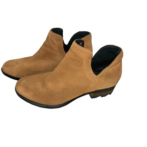 Sorel Women's Size 8  Lolla Cut-Out Ankle Booties Suede Upper Brown Bohemian - Picture 5 of 9